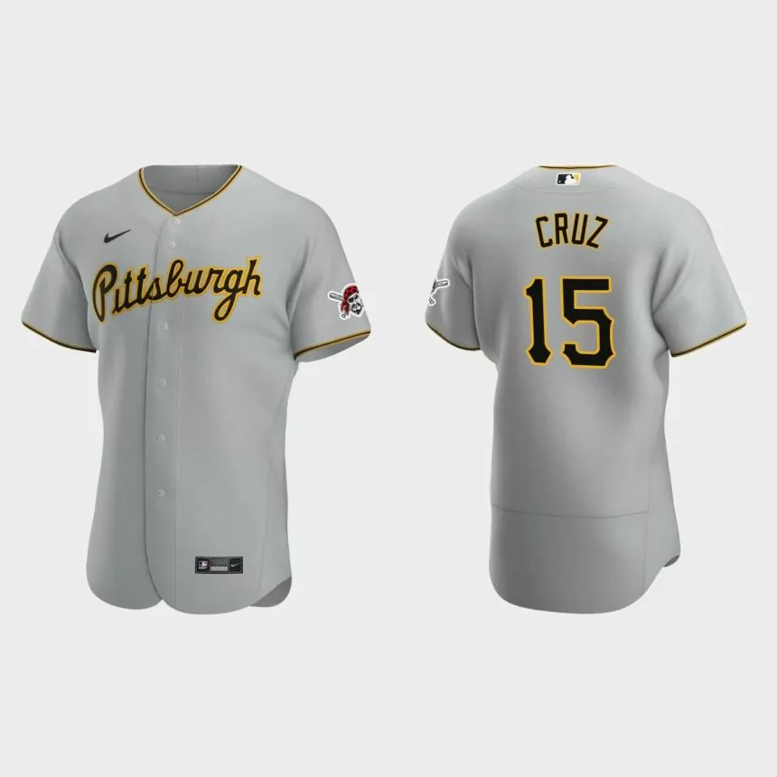 Oneil Cruz Pittsburgh Pirates Authentic Road Jersey – Gray