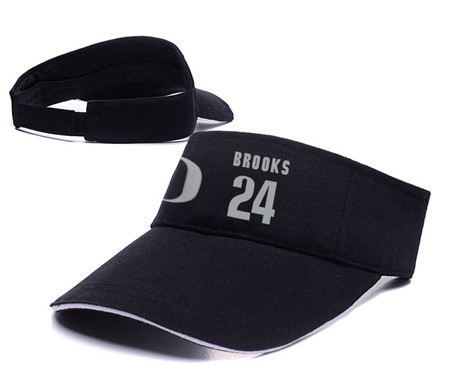 Oregon Ducks 24 Dillon Brooks Black College Basketball Adjustable Visor