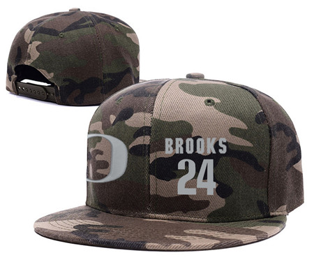 Oregon Ducks 24 Dillon Brooks Camo College Basketball Adjustable Hat