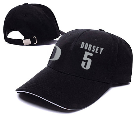 Oregon Ducks 5 Tyler Dorsey Black College Basketball Adjustable Peaked Hat