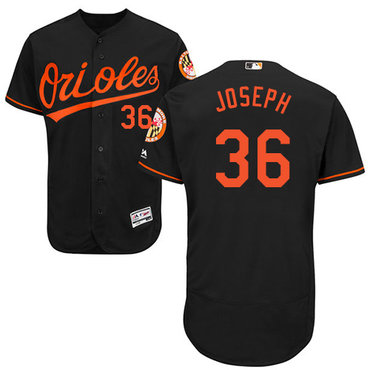 Orioles #36 Caleb Joseph Black Flexbase Authentic Collection Stitched Baseball Jersey