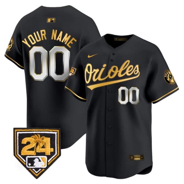 Orioles 2024 Spring Training Patch Vapor   Premier Limited Custom Jersey – All Stitched