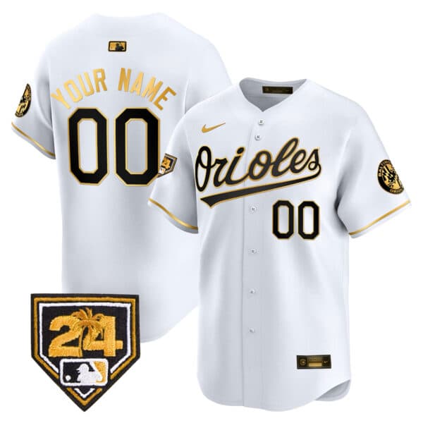 Orioles 2024 Spring Training Patch Vapor Premier Limited Custom Jersey – All   Stitched
