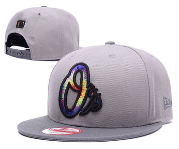 Orioles Team Logo Gray Adjustable Hat GS