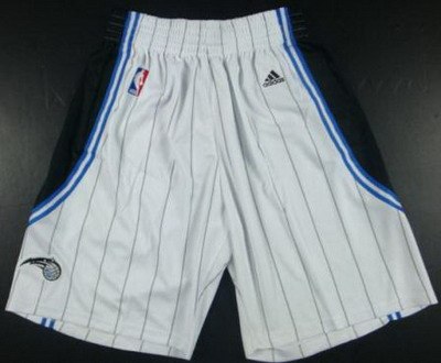 Orlando Magic White Strip Revolution 30 Swingman Nba Shorts