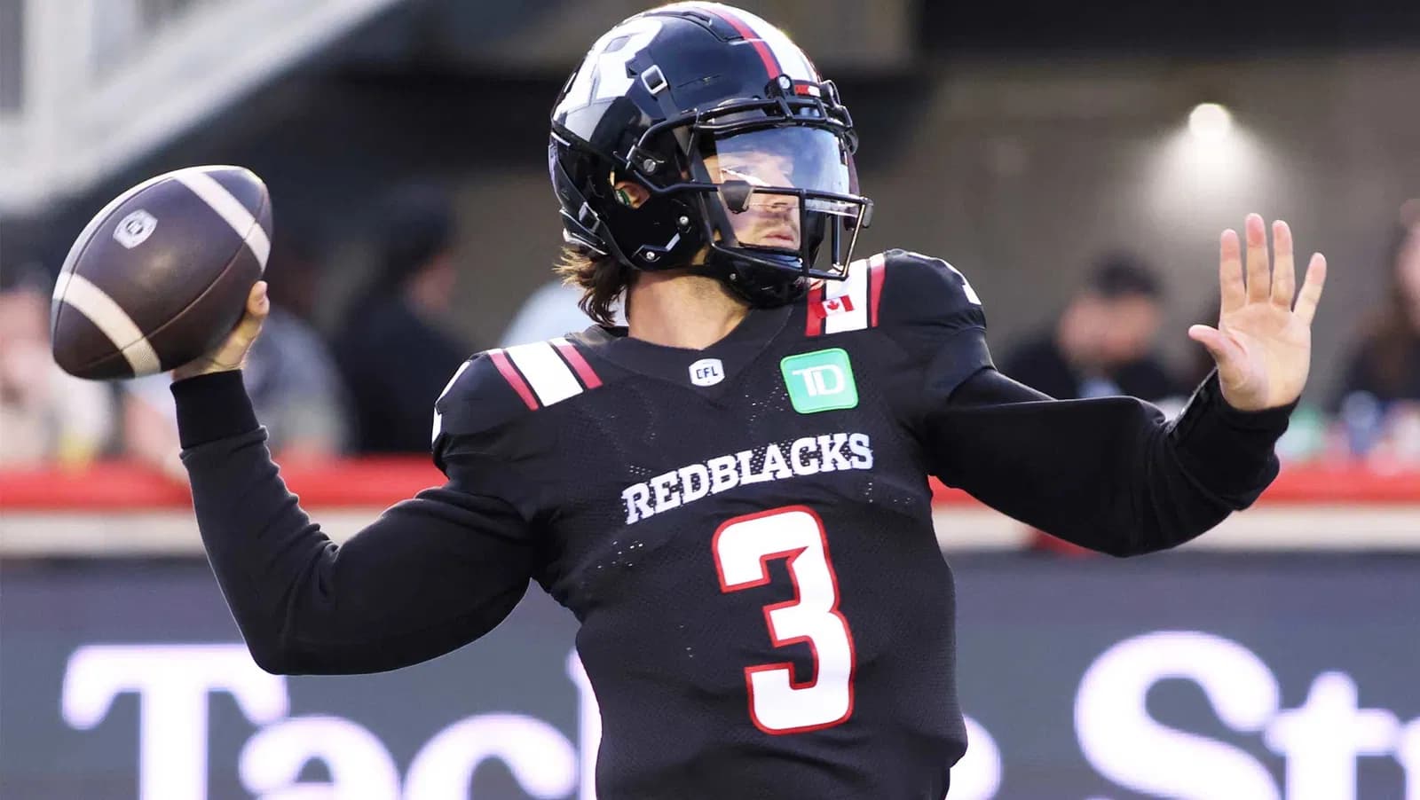 Ottawa Redblacks custom FOOTBALL  Jersey