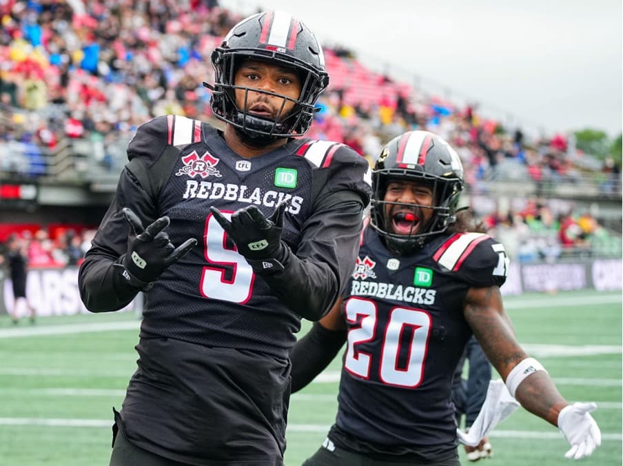 Ottawa Redblacks custom FOOTBALL Jersey
