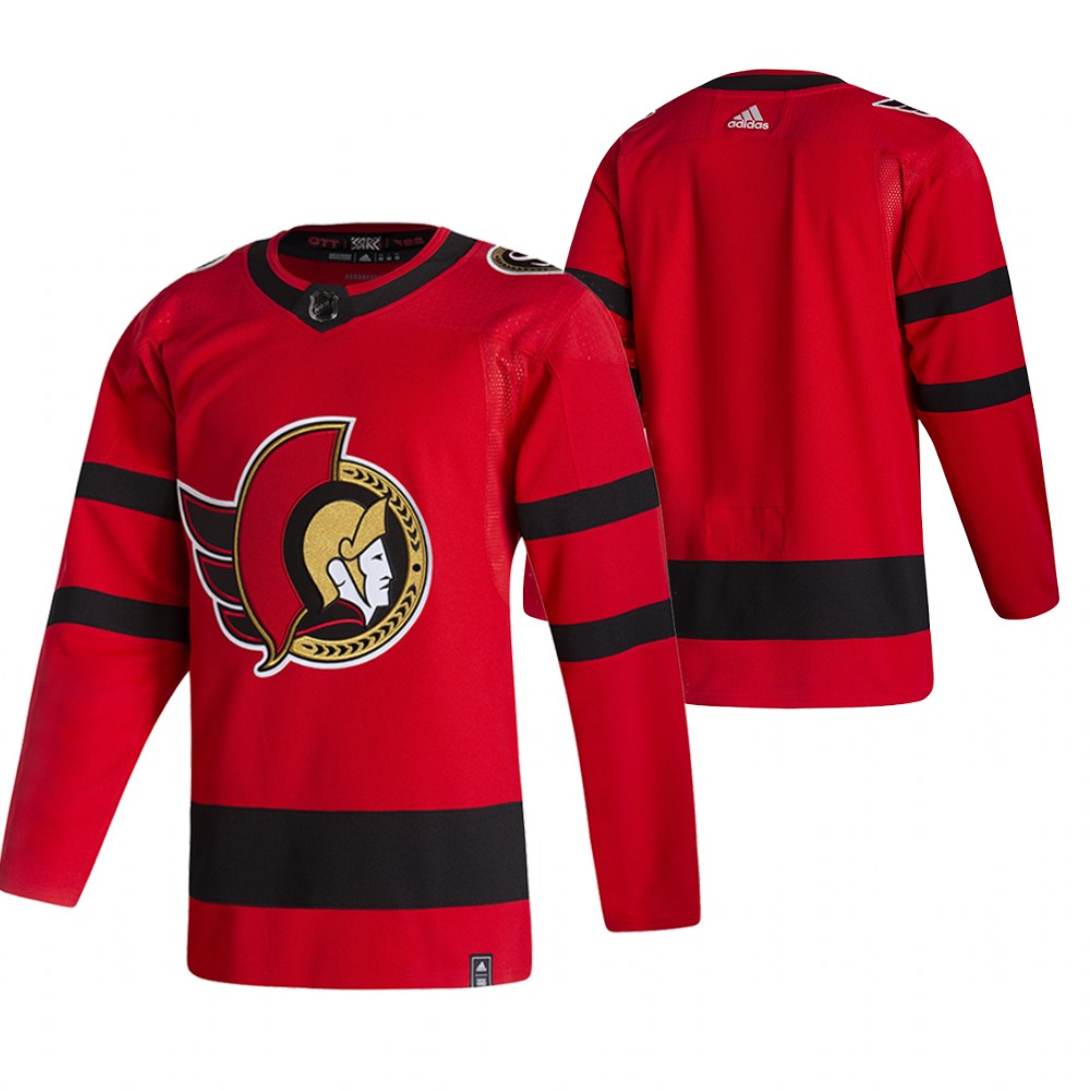 Ottawa Senators 2021 Reverse Retro Blank Red Jersey Special Edition Authentic