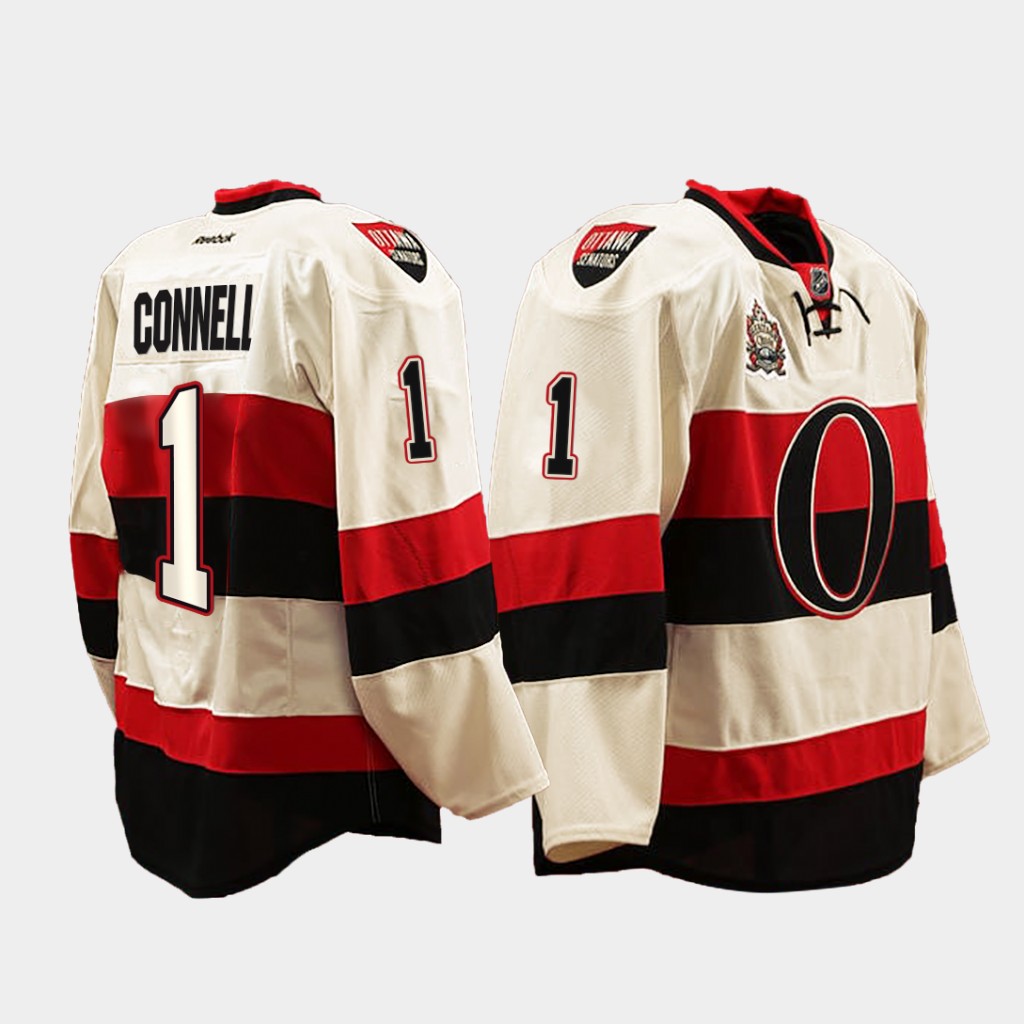 Ottawa Senators Alec Connell Heritage Classic White Jersey