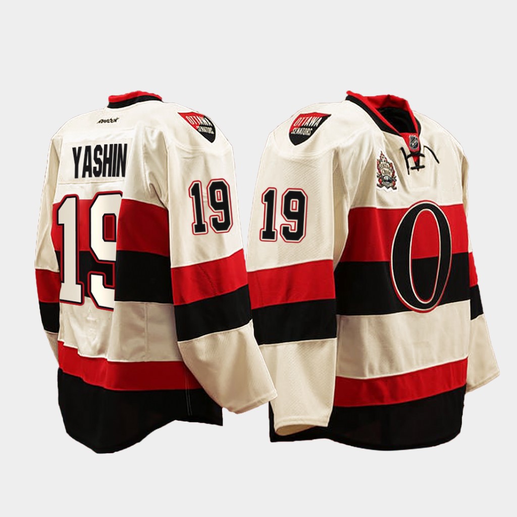 Ottawa Senators Alexei Yashin Heritage Classic White Jersey