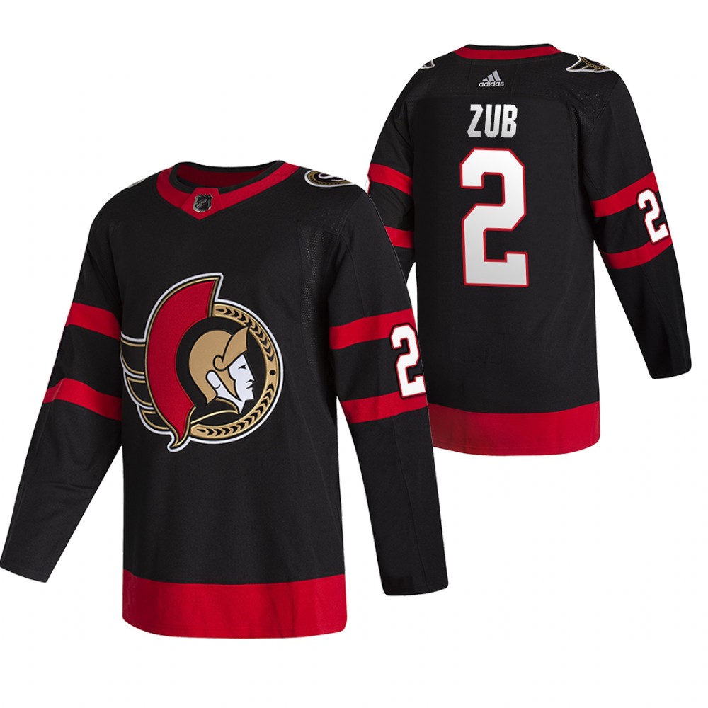 Ottawa Senators Artyom Zub Black 2020-21 Home Authentic Jersey