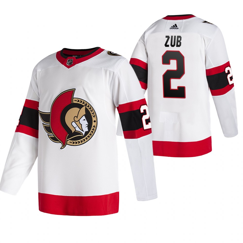 Ottawa Senators Artyom Zub White 2020-21 Away Authentic Jersey