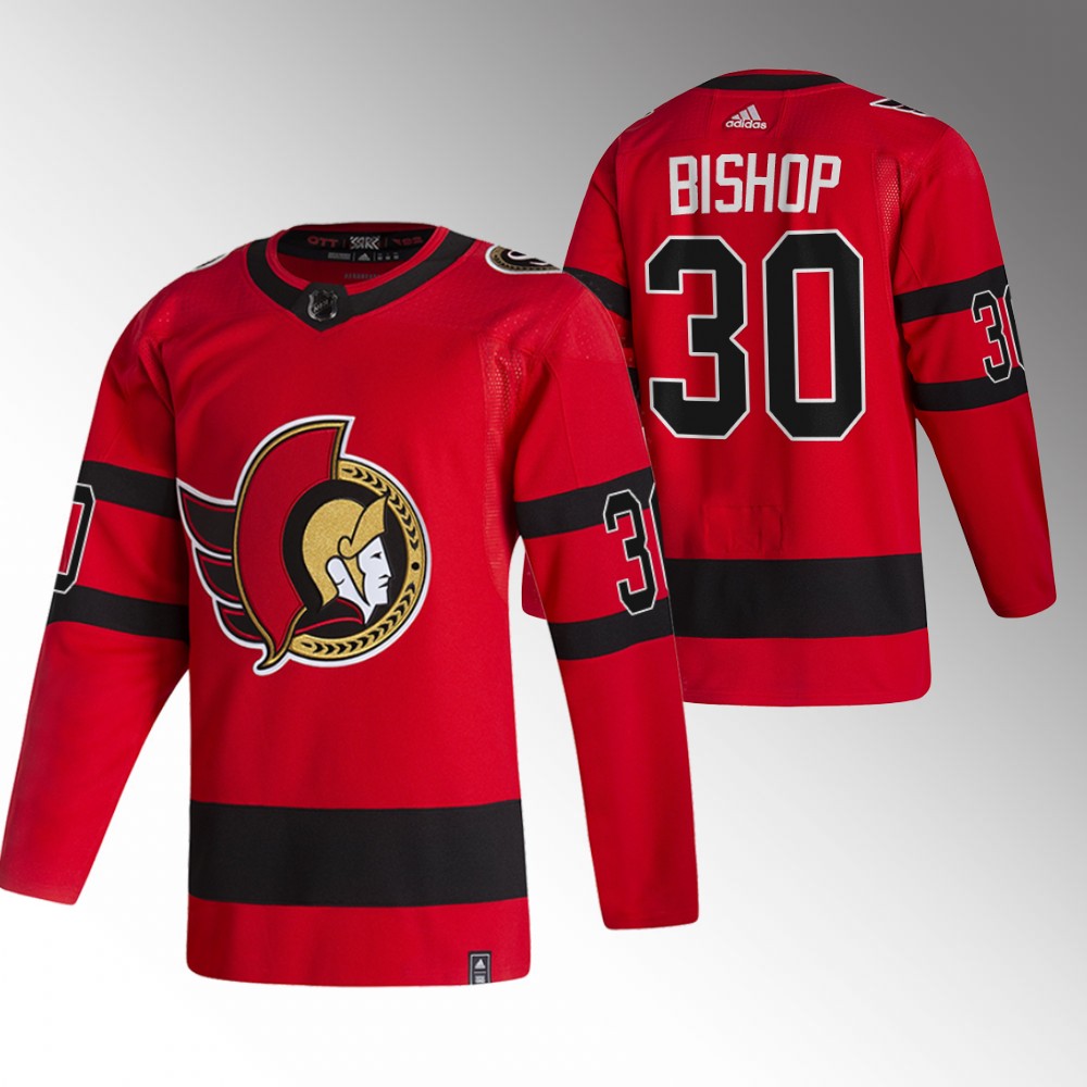 Ottawa Senators Ben Bishop Red Reverse Retro Special Edition Jersey