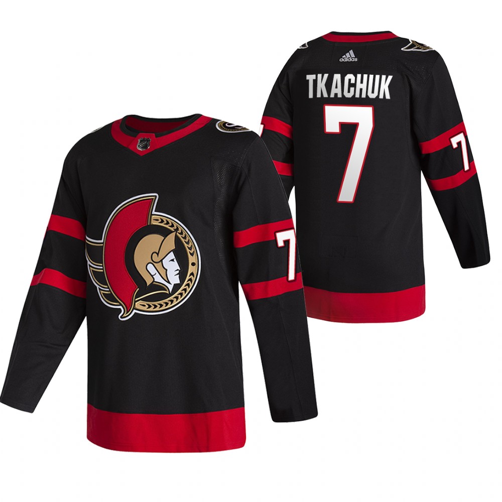 Ottawa Senators Brady Tkachuk Black 2020-21 Home Authentic Jersey