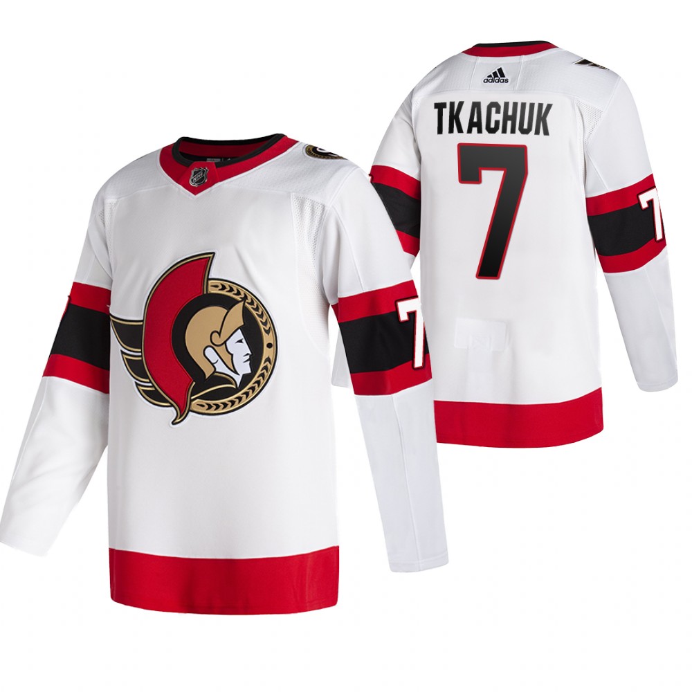 Ottawa Senators Brady Tkachuk White 2020-21 Away Authentic Jersey