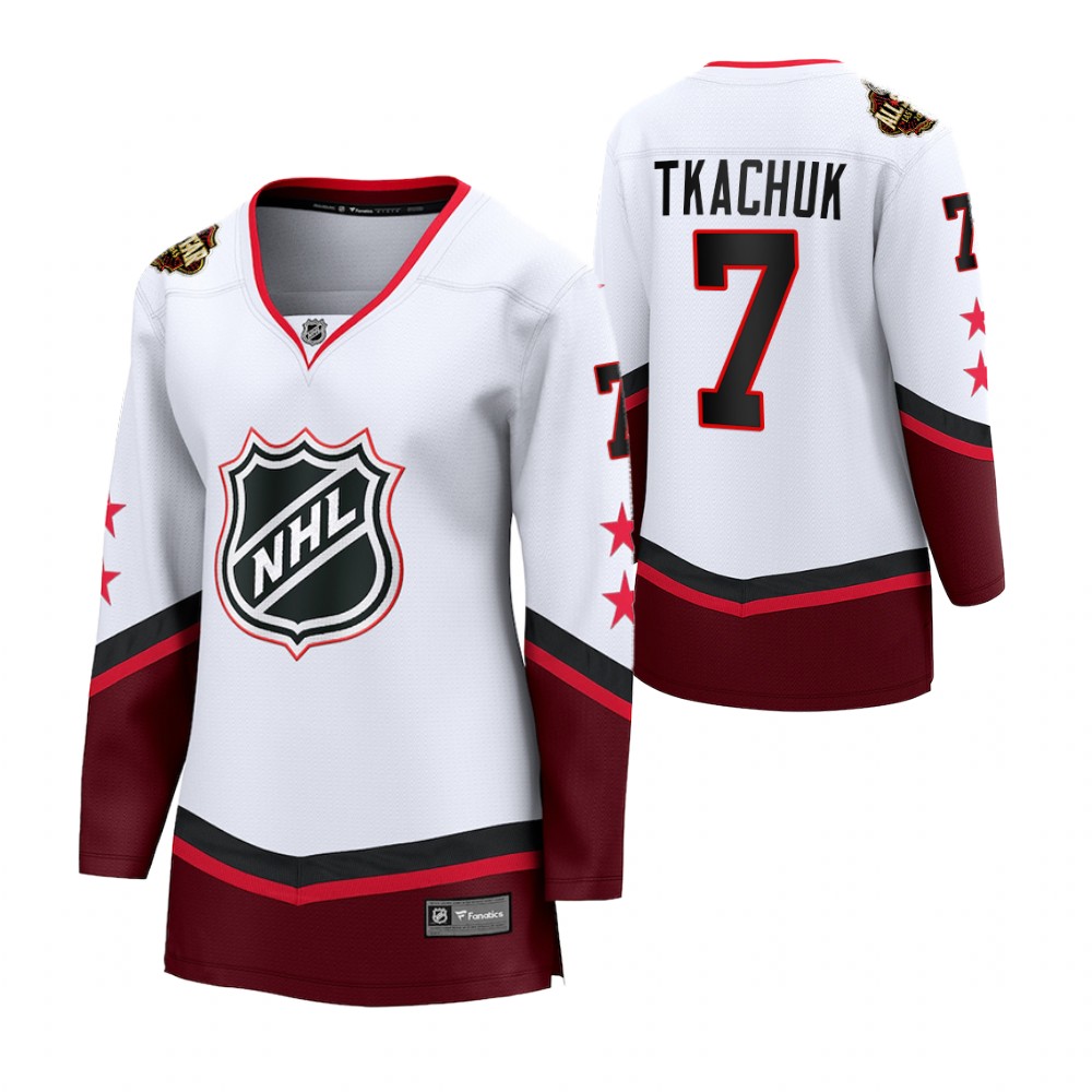 Ottawa Senators Brady Tkachuk Women White 2022 NHL All-Star Jersey