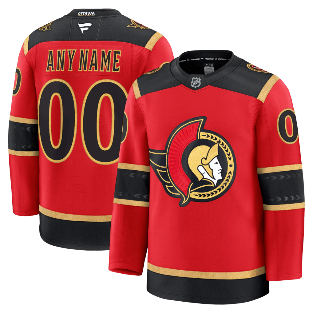 Ottawa Senators Fanatics Alternate Custom Premium Jersey - Red