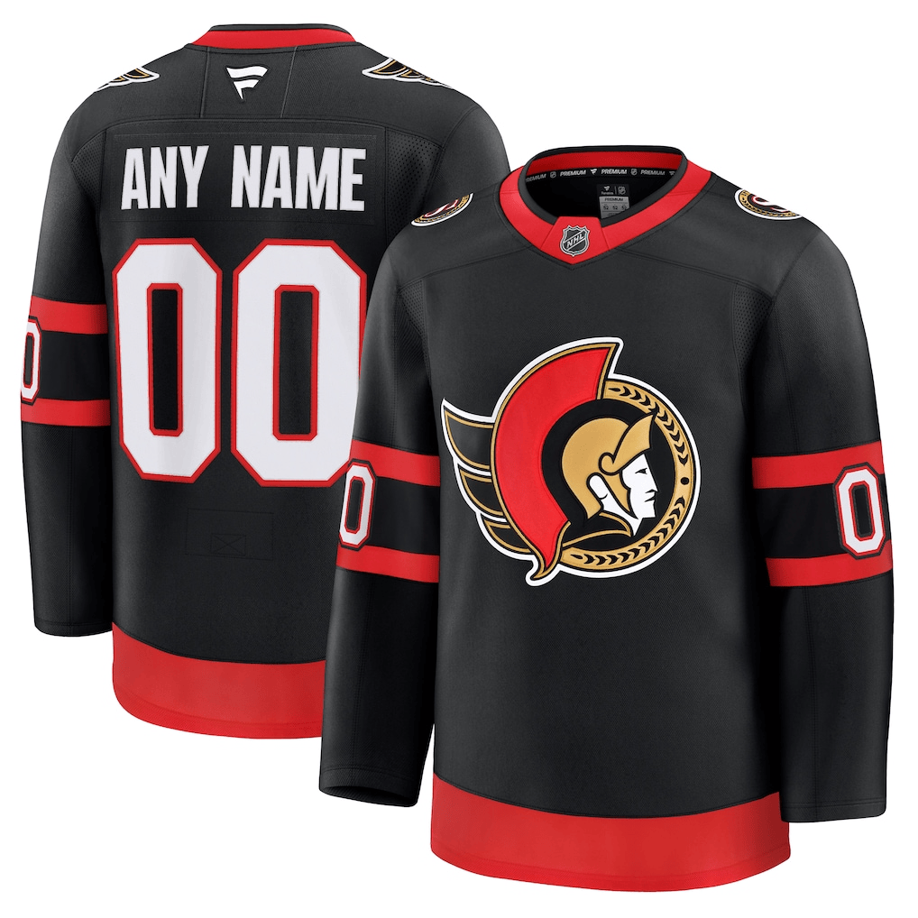 Ottawa Senators Fanatics Home Premium Custom Jersey - Black
