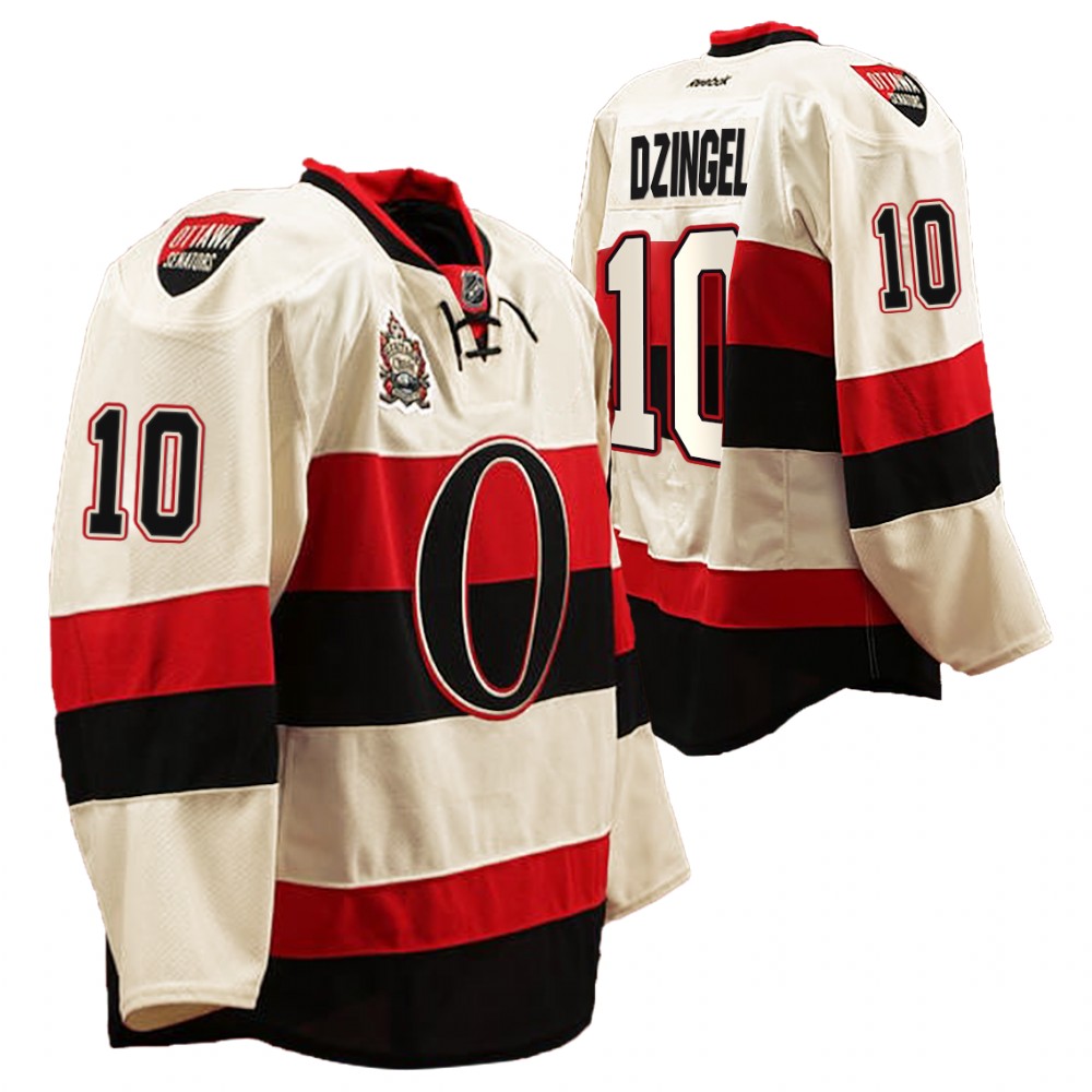 Ottawa Senators Ryan Dzingel Heritage Classic White Jersey