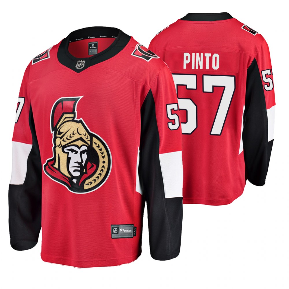 Ottawa Senators Shane Pinto Men's Home Breakaway Player Jersey