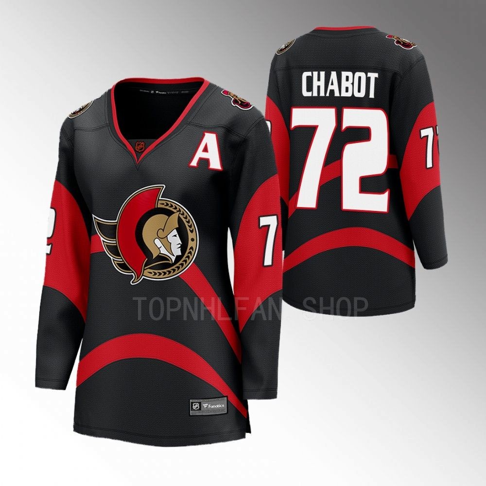 Ottawa Senators Thomas Chabot Women Black 2022 Special Edition 2.0 Jersey