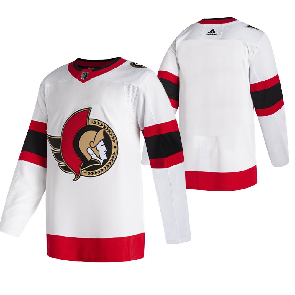 Ottawa Senators White 2020-21 Away Authentic Jersey