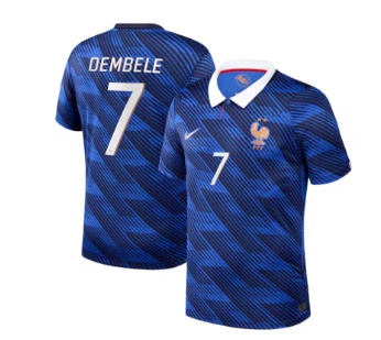 Ousmane Dembélé France National Team Nike 2026 Home Stadium Replica Jersey - Blue