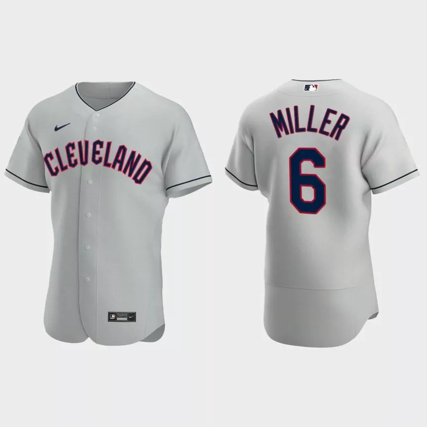 Owen Miller Cleveland Guardians 2022 Authentic Road Jersey – Gray