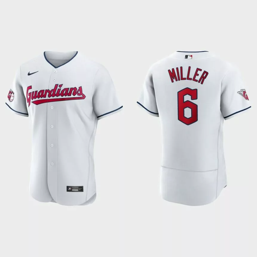 Owen Miller Cleveland Guardians Authentic Jersey – White