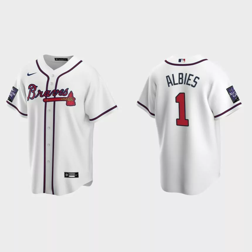 Ozzie Albies Atlanta Braves 2021 All-Star Game Alternate Replica Jersey – White