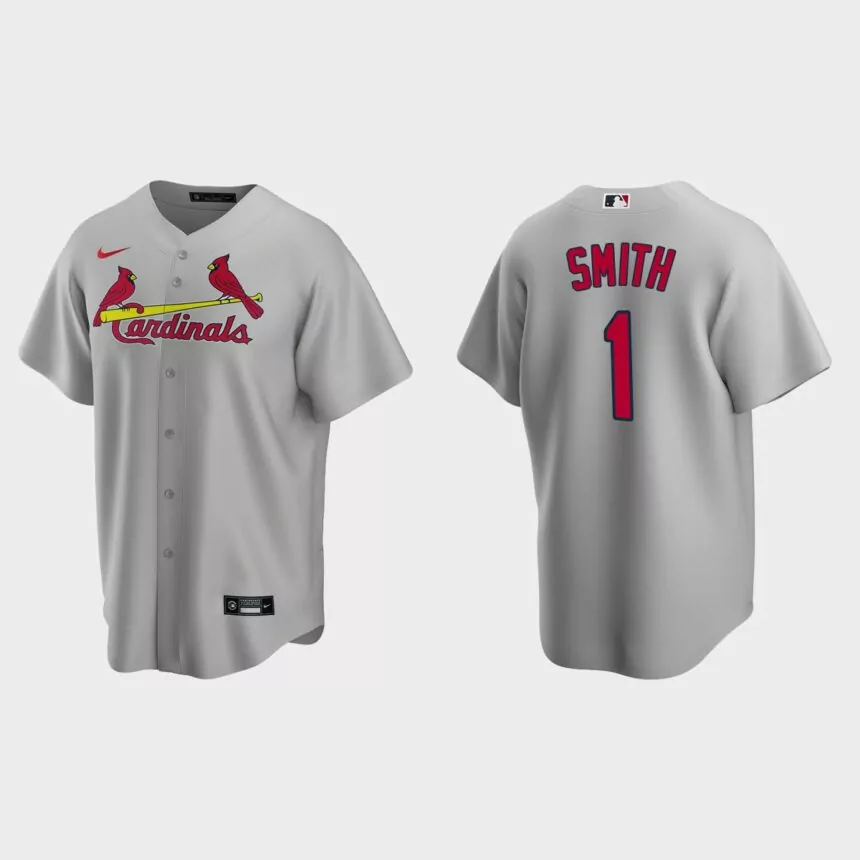 Ozzie Smith St. Louis Cardinals Road Replica Jersey – Gray