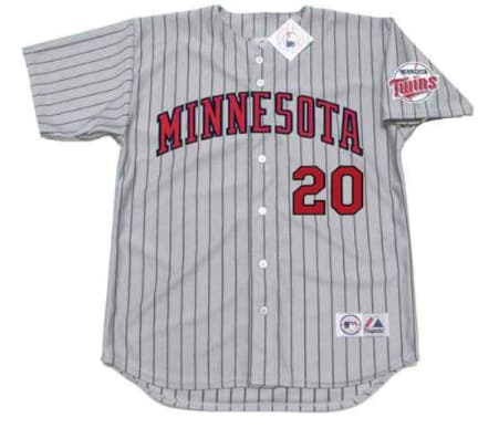 PAT MAHOMES Minnesota Twins 1994 Away Majestic Throwback Baseball Jersey