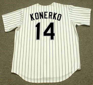 PAUL KONERKO Chicago White Sox 2006 Home Majestic Throwback Baseball Jersey