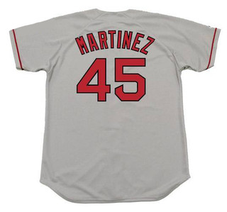 PEDRO MARTINEZ Boston Red Sox 2004 Away Majestic Baseball Throwback Jersey