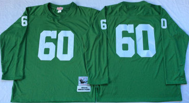 Packers 60 Green Long Sleeved Throwback Jersey