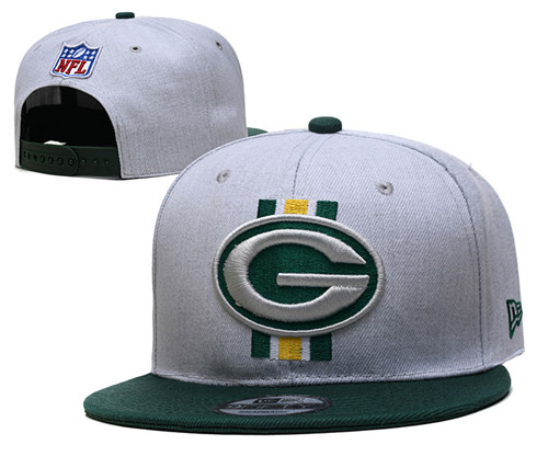 Packers Gray Snapback Hat --YD