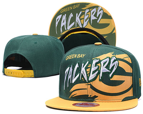 Packers Team Logo Green Yellow Adjustable Hat TX
