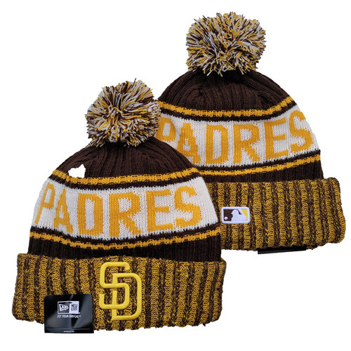 Padres Team Logo Pom Knit Hat YD