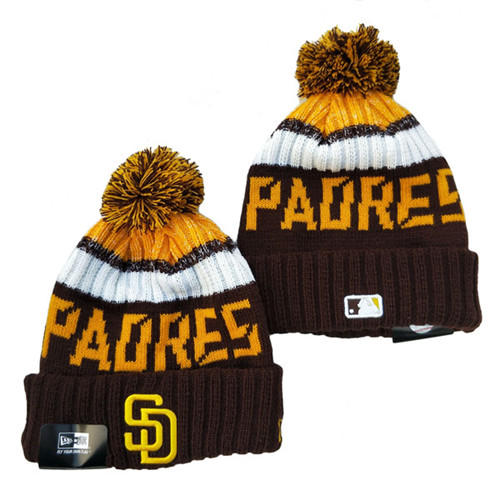 Padres Team Logo Pom Knit Hat YD