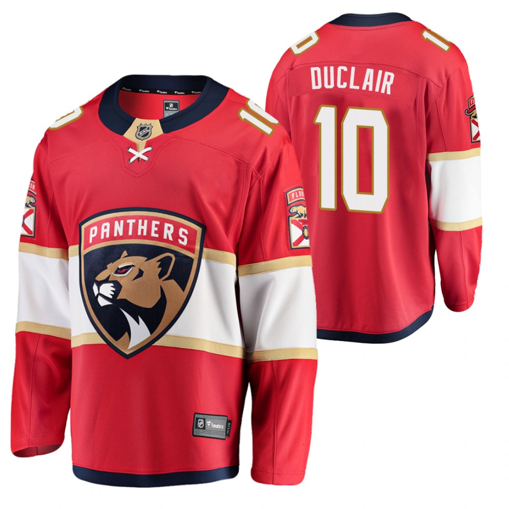 Panthers #10 Anthony Duclair Red 2021-22 Home Jersey