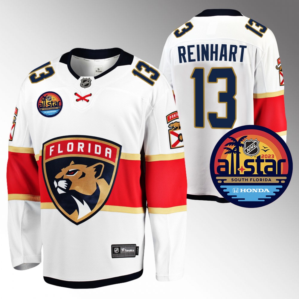 Panthers #13 Sam Reinhart White 2023 NHL All-Star Jersey
