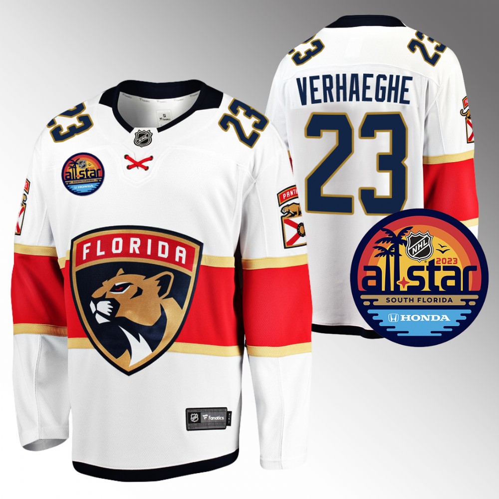 Panthers #23 Carter Verhaeghe White 2023 NHL All-Star Jersey