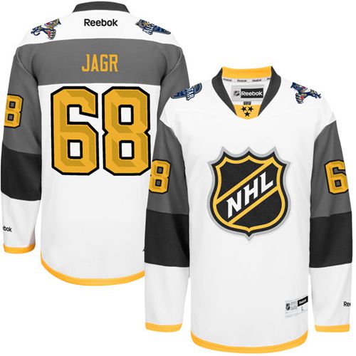 Panthers #68 Jaromir Jagr White 2016 All Star Stitched NHL Jersey