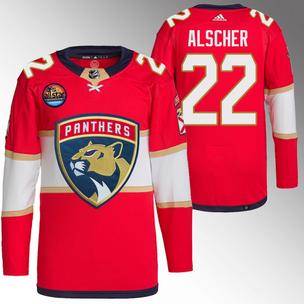 Panthers 2022 NHL Draft Marek Alscher Red Jersey Authentic Primegreen Home