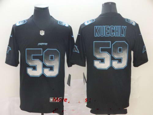 Panthers 59 Luke Kuechly Black Arch Smoke Vapor Untouchable Limited Jersey