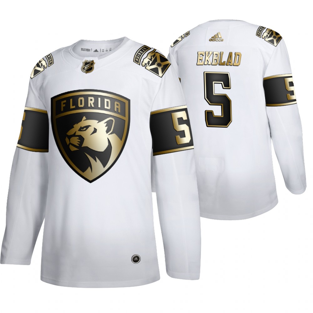 Panthers Aaron Ekblad Men's Authentic NHL Golden Edition Jersey