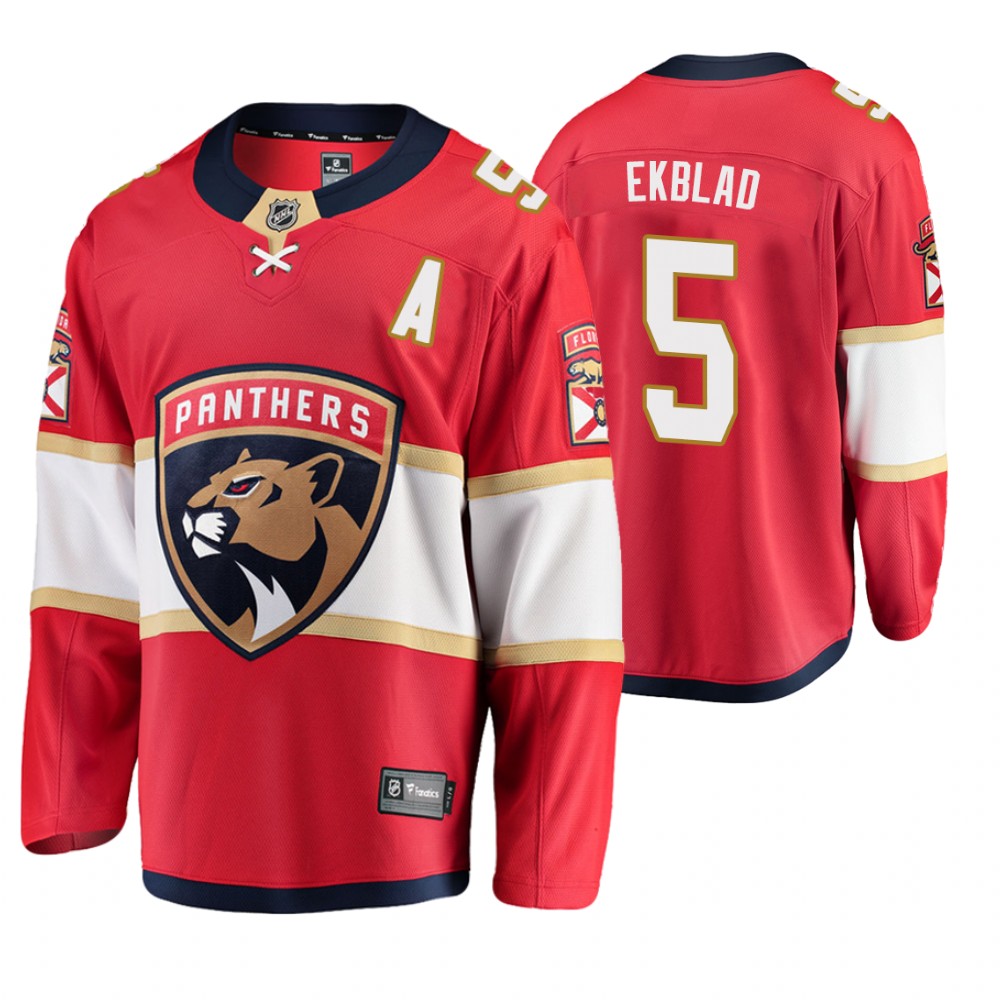 Panthers Aaron Ekblad Red Player Home Jersey