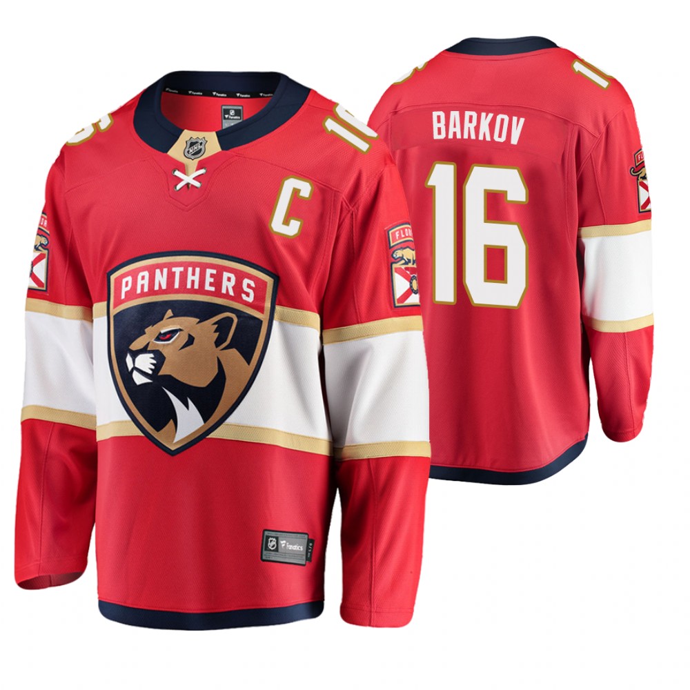 Panthers Aleksander Barkov Red Player Home Jersey