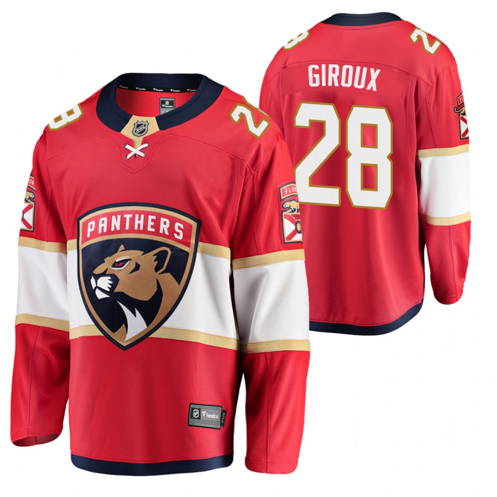 Panthers Claude Giroux #28 Red Home 2022 Jersey