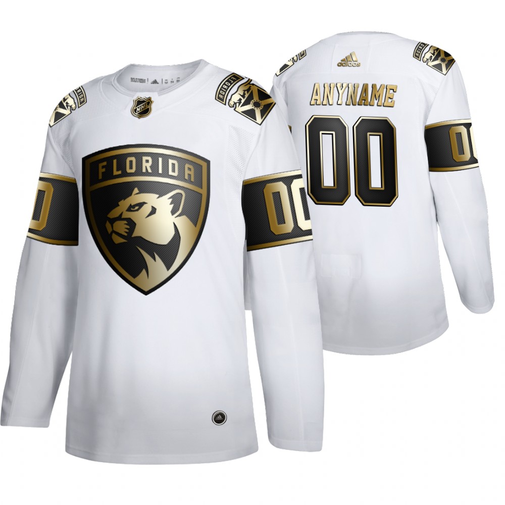 Panthers Custom Men's Authentic NHL Golden Edition Jersey